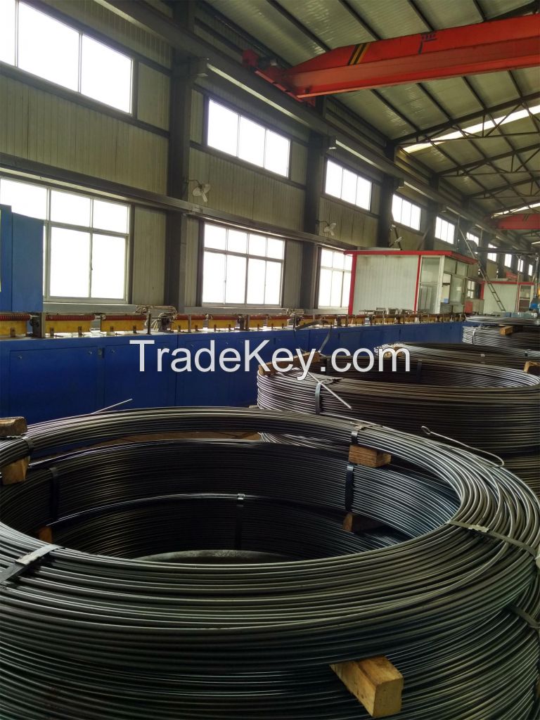 55SICR , 60SI2MN oil  tempered or cold drawn spring steel wire