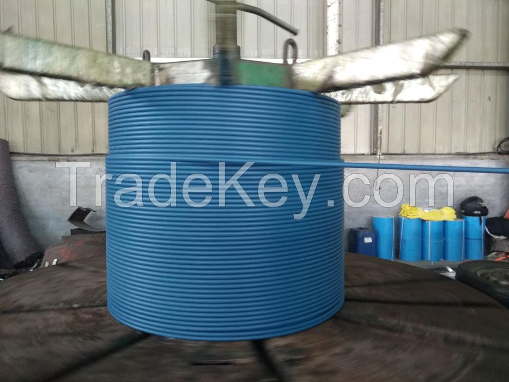12.7/15.24mm unbounded  prestressed concrete steel PC wire, steel wire
