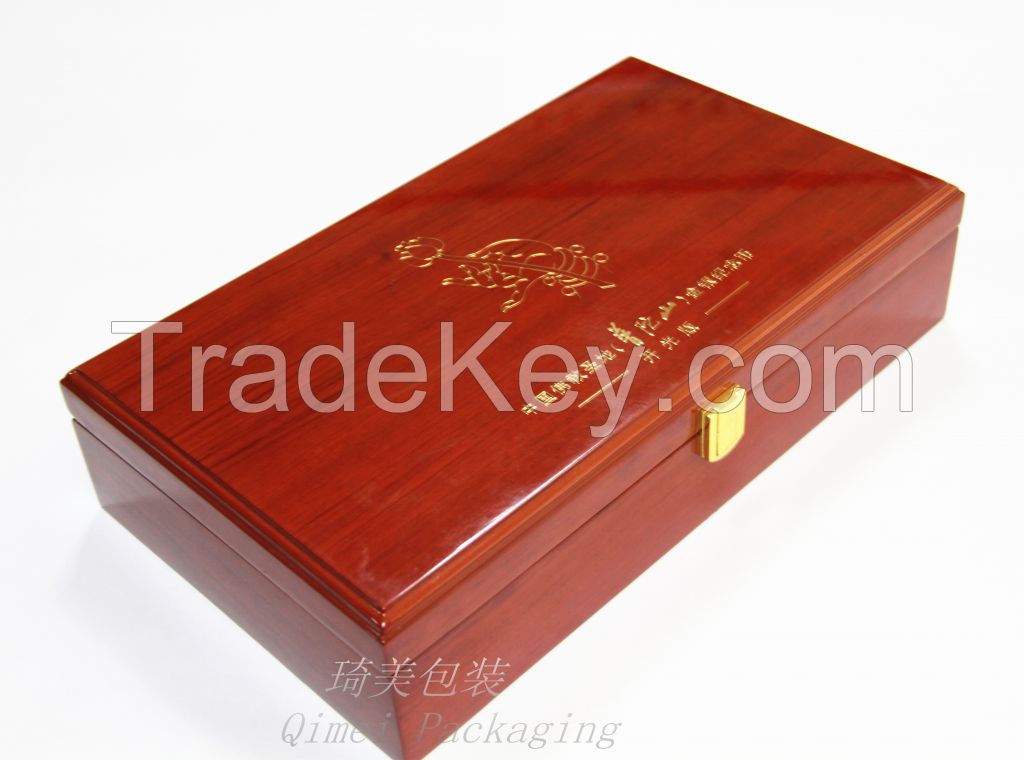 Custom wooden watch box wooden jewelry box wooden coin box with high glossy finish lacquer