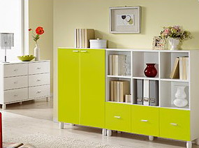 melamine board bookcase