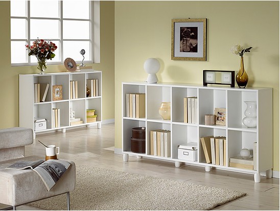 melamine board bookcase set