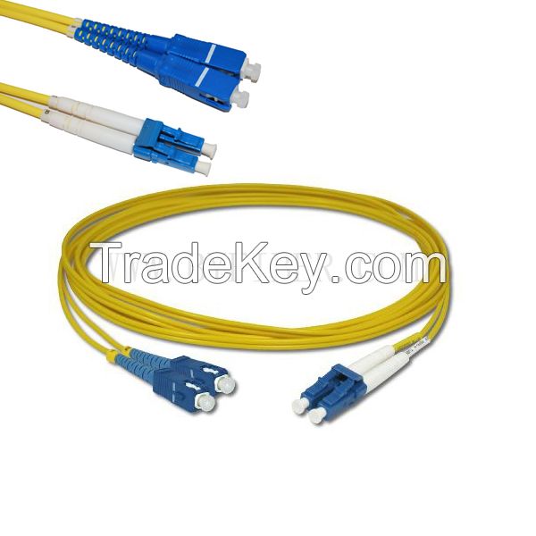 SC/PC-LC/PC Singlemode Duplex 9/125 2.0-3.0mm PVC/LSZH Patch Cord