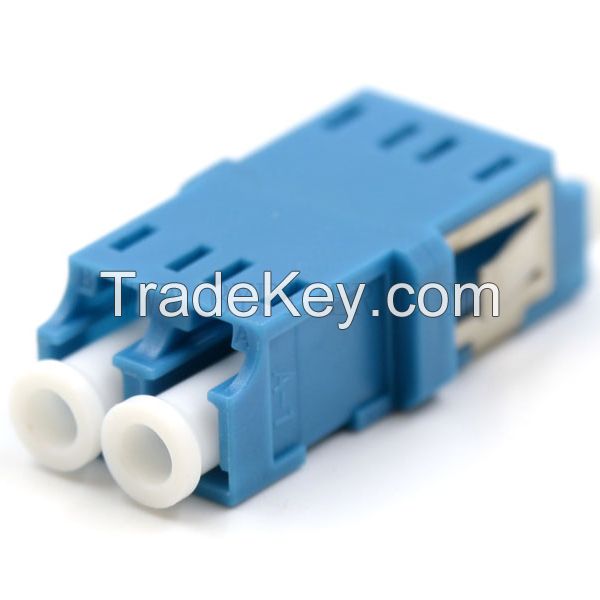SC/PC Simplex Singlemode Blue w/flange Adapter