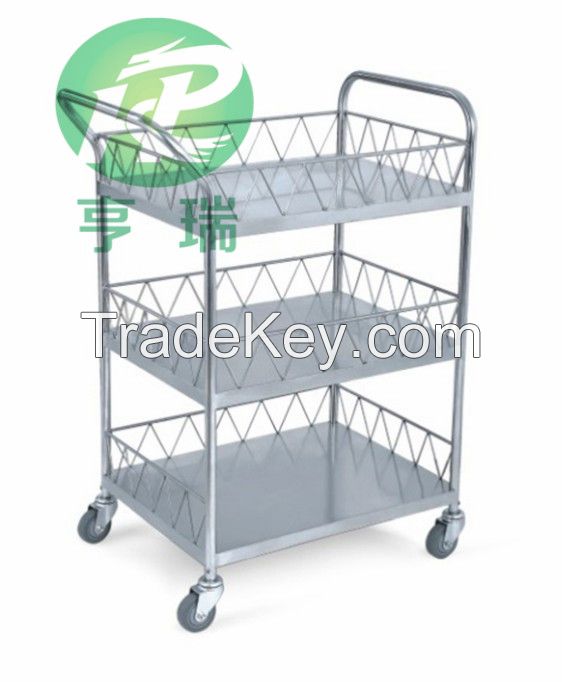 Stainless steel instrument cart 