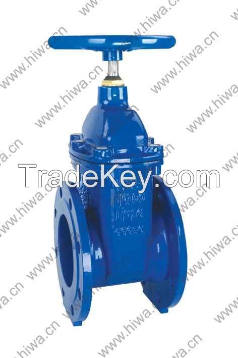 DIN3352 F4 NON-RISING STEM RESILIENT SEATED GATE VALVE
