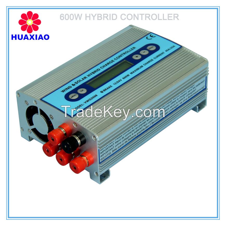 High-quality wind generator charge controller, hybrid charge controller 12V/24V auto switch