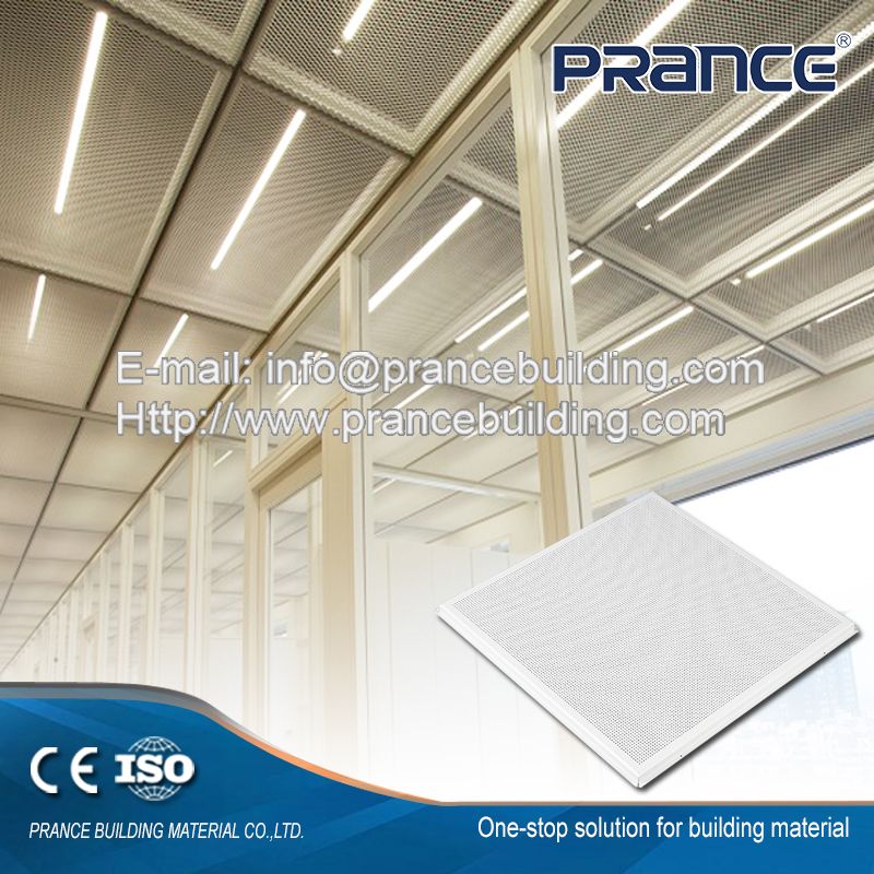 2016 Suspended aluminum false ceiling tiles