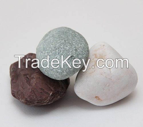MIX: soapstone (10kg)+peridotite (10kg)+quartzite (10kg)