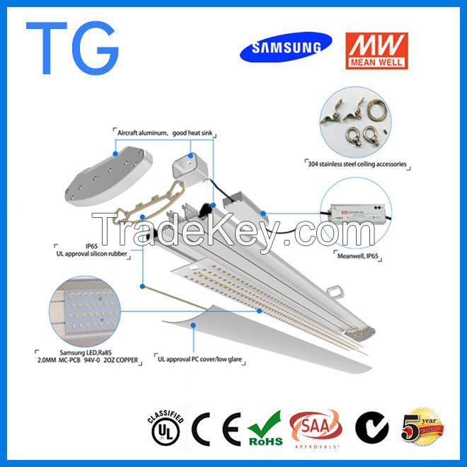 High bay light 100w 120w 150w 200w linear led high bay lighting