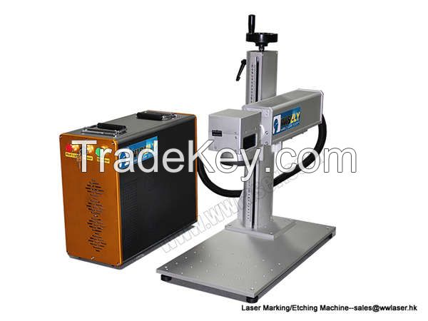 Portable fiber laser engraving machine