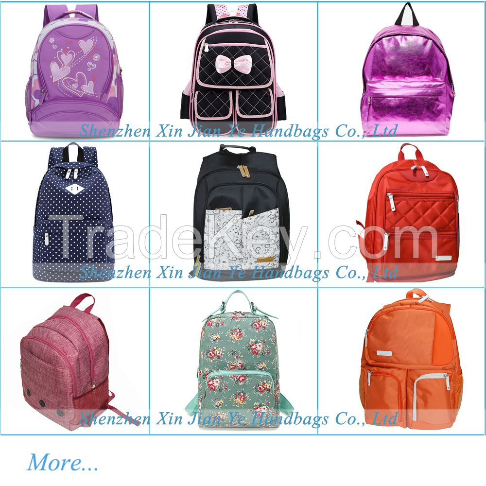 new models nylon polyester pu school bag for kids China manufacturer