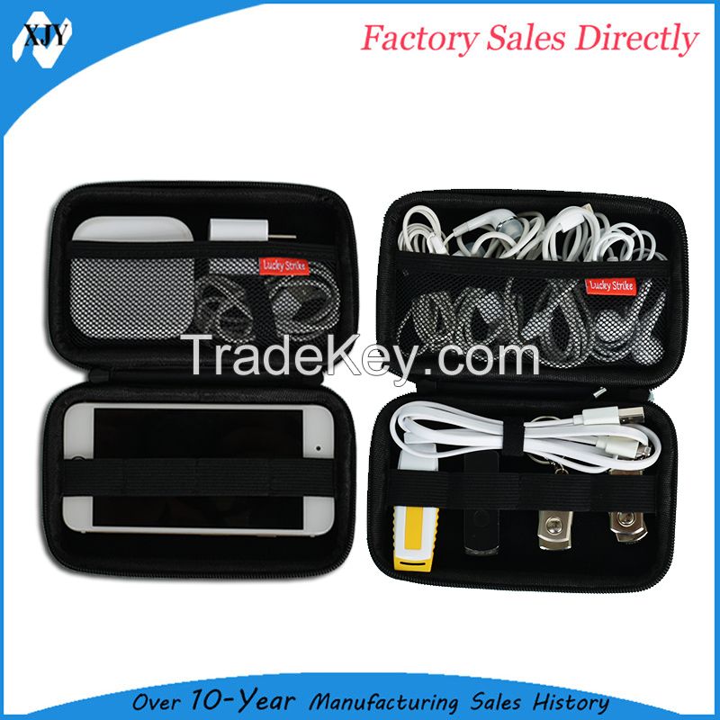Eva Travel Carrying Case For Cellphone, Power Bank, Earphone, Usb Cabl