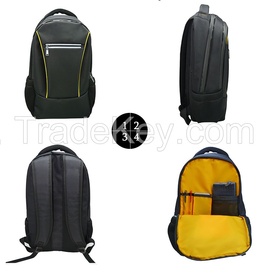 Deluxe Dual-compartment 600D oxford padded laptop backpack for men