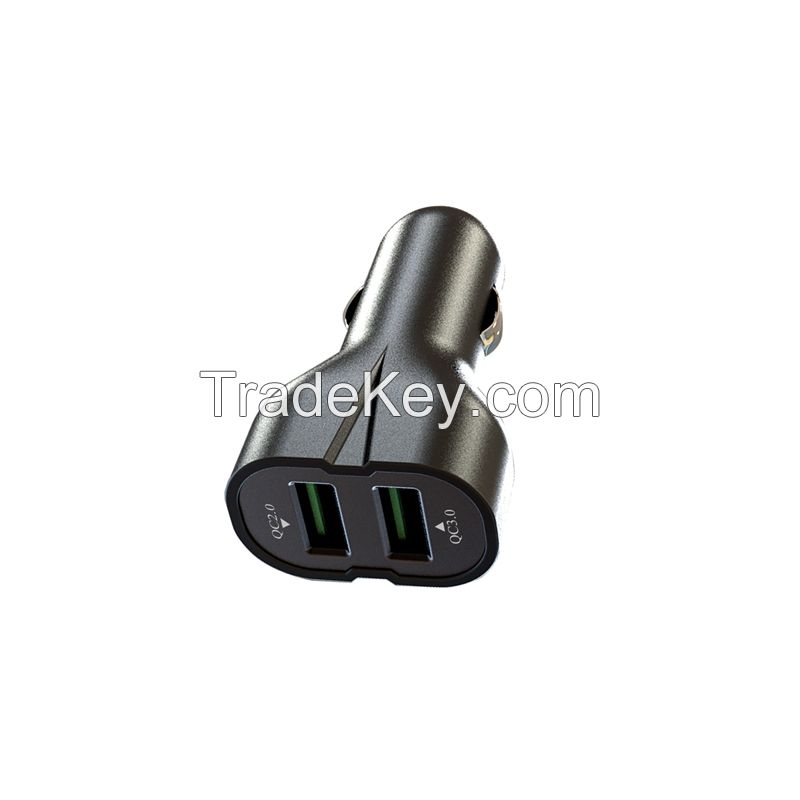 QC3.0, QC2.0 Portable USB mobile car charger