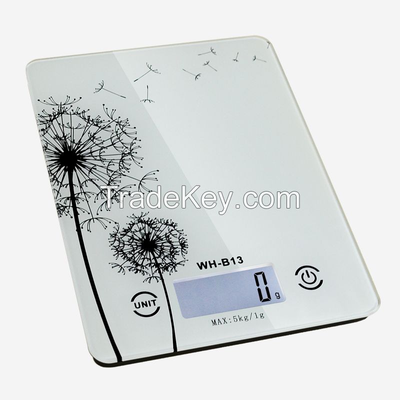 5kg Digital household scale touch screen kitchen scale