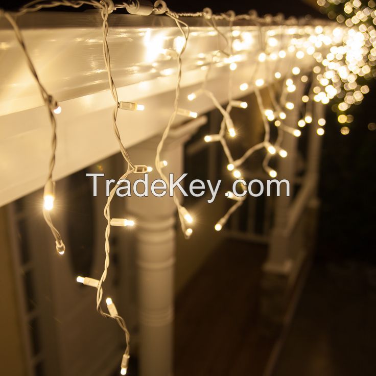 100 LED CE Plug Curtain String Light Indoor Home Decoration