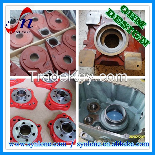 China OEM metal fabrication gearbox by sand casting