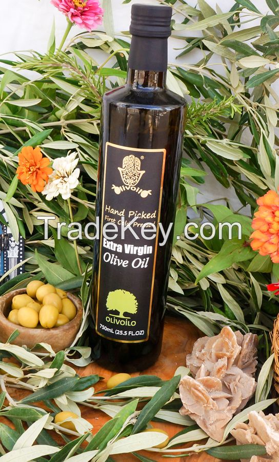 Extra Virgin Olive Oil in 750mL Dorica Dark Glass Bottle