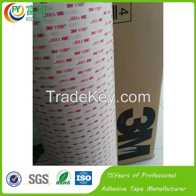 Double side tape acrylic VHB foam adhensive tape, VHB tape with die cu
