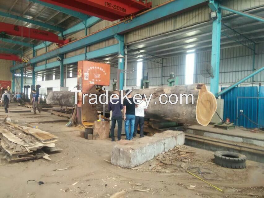 vertical log band saw with automatic cnc log carriage, wood vertical band sawmill