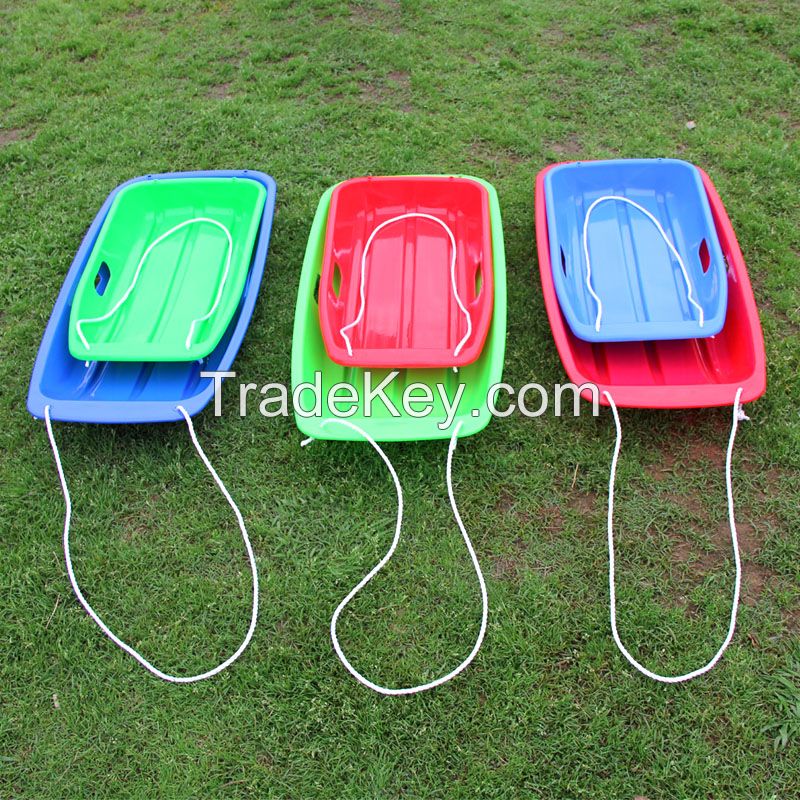 winter outdoor plastic snow sledge adult and children