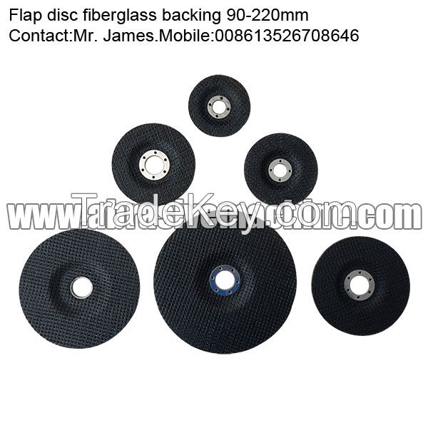 flap disc fiberglass backing pads