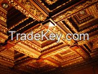 designed parquet, strips, solid wood floring, boards, medallions, carpentry (wall panels, caisson ceilings, stairs)