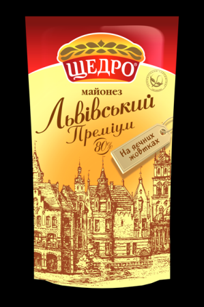 Mayonnaise "Lvov Premium" 80%