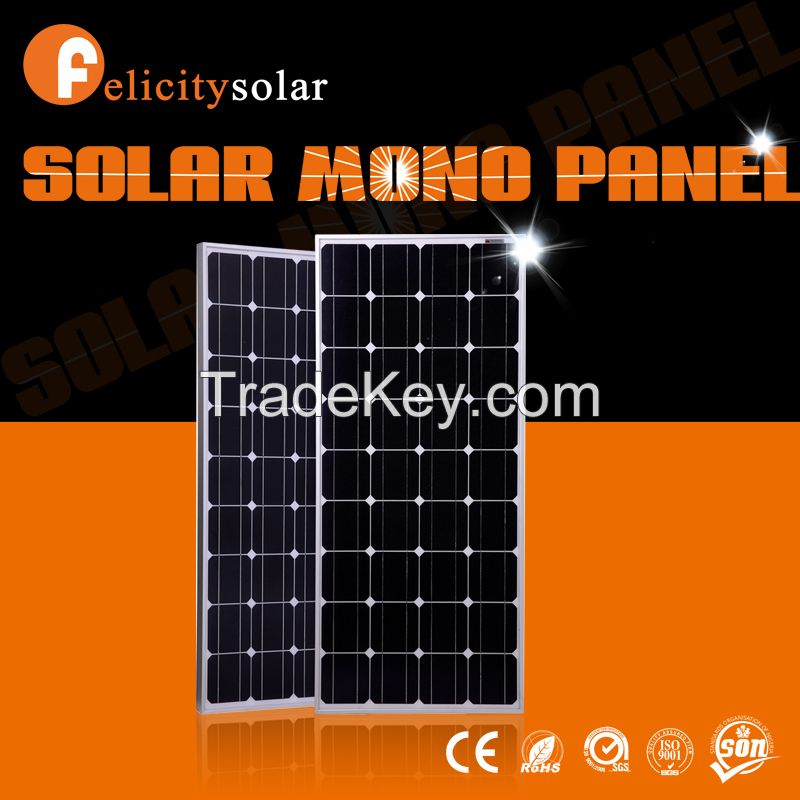 Felicity high efficiency 100W monocrytalline silicon solar panel