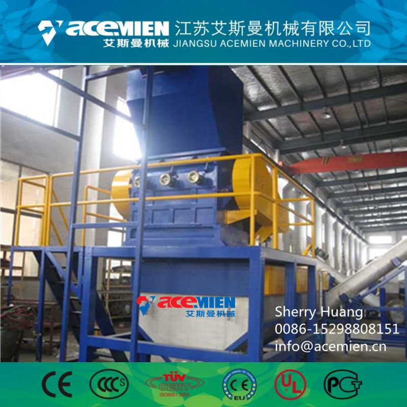 Recycled Agriculture PE PP Film Flakes Washing Machine / Recycling Line