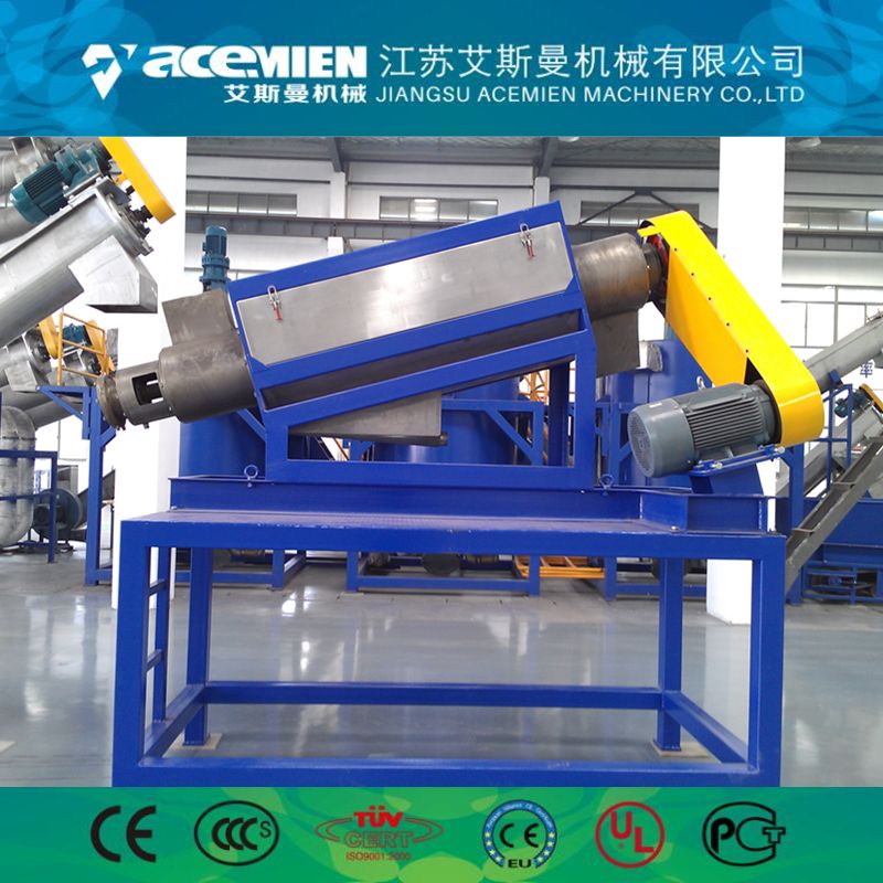 Recycled PET Plastic Washing Line / Bottle Recycling Machine Manufacture