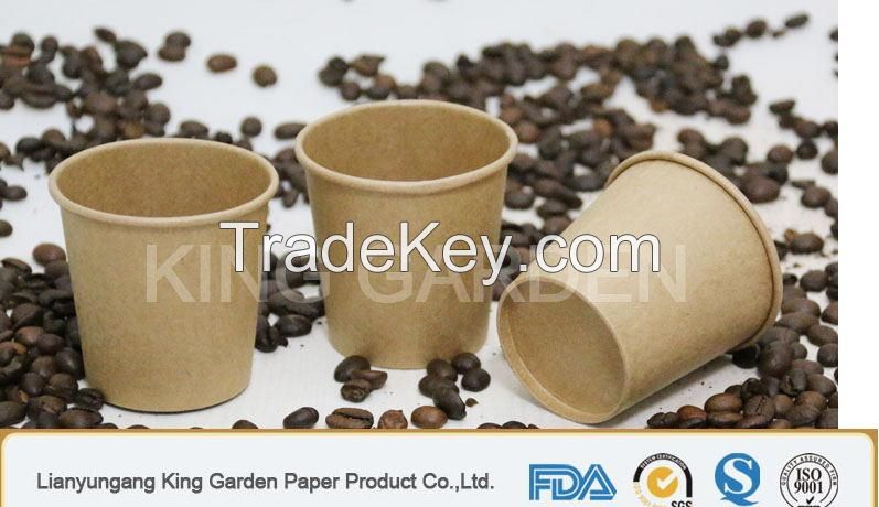 kraft double wall paper cup perfect insulation 