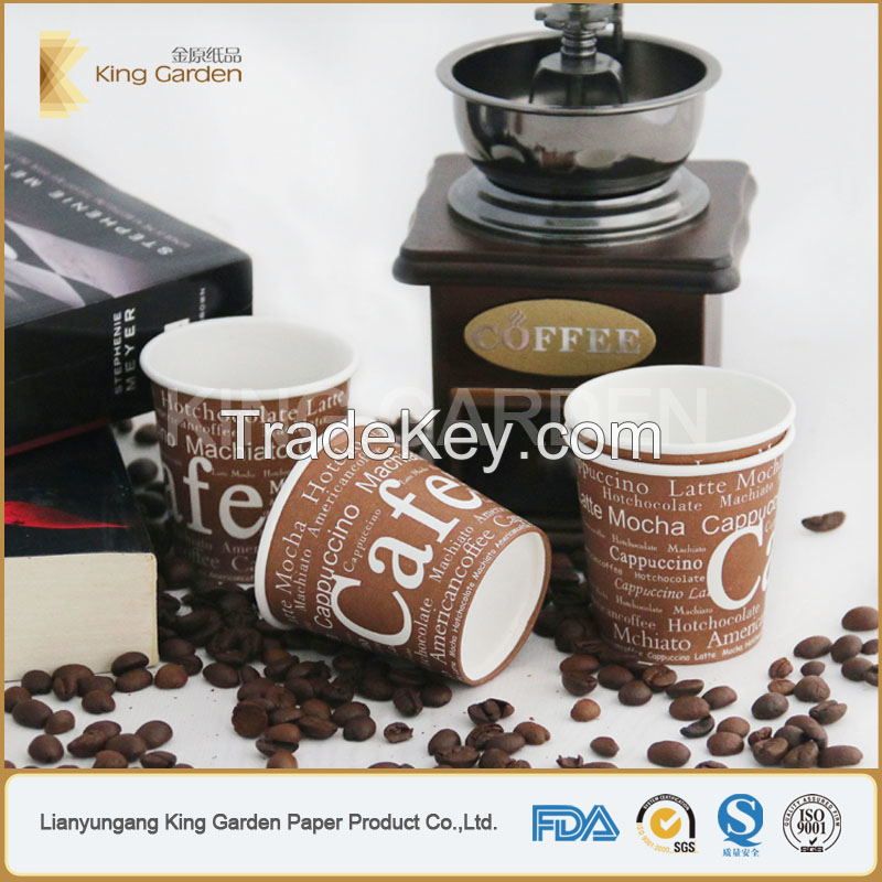 10oz hot coffee/tea single wall paper cup