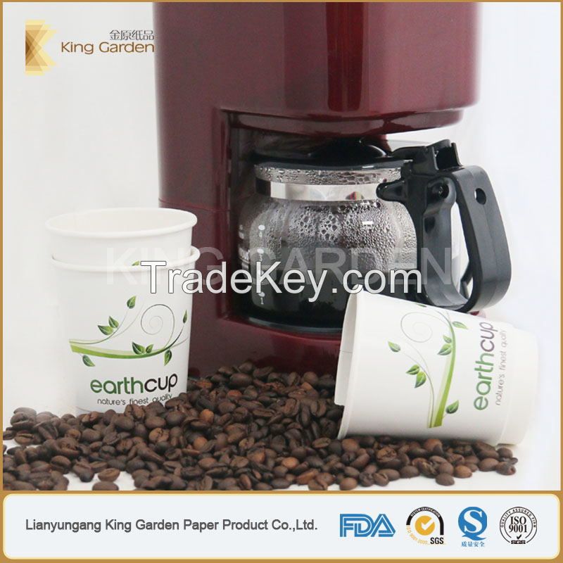 heat insulated double wall paper cup with customized printing  