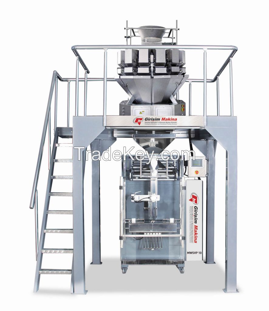 Vertical Packaging Machine with Multihead weigher