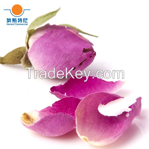 organic dried France pink rose buds tea
