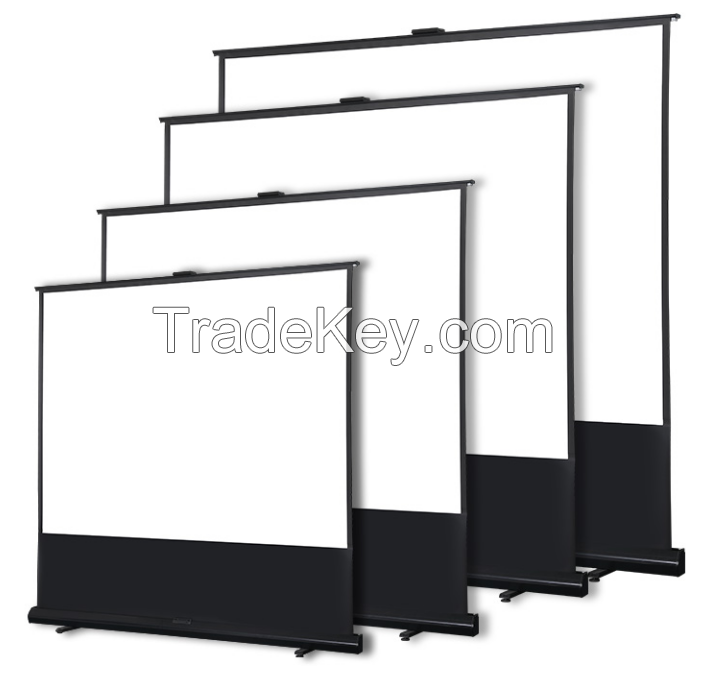"Portable Floor Up Projection Screen "