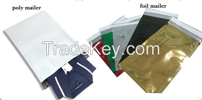 Aluminuized foil mailer bags