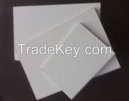 High quality low price  pvc laminated ceiling tiles