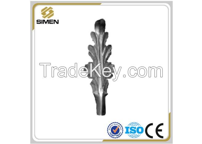 stamping leaves flowers wrought iron components
