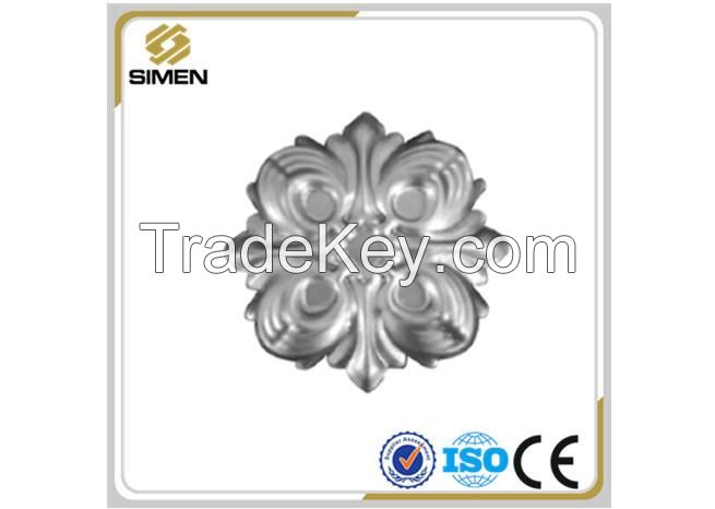 stamping leaves flowers wrought iron components