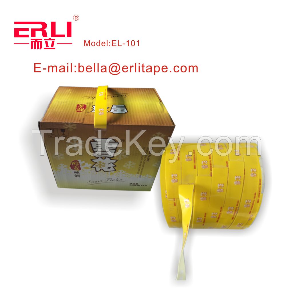 Carry handle tape for carton box