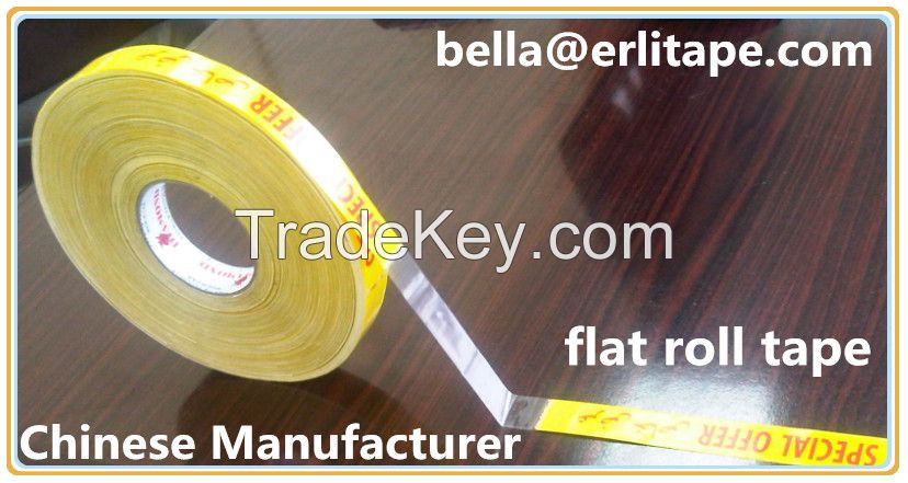 carry handle flat roll tape mopp film PP Label easy handle excellent a