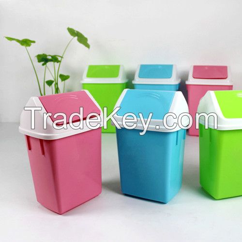 Indoor Smell Isolate PP Materia Mini Plastic Dustbin with Lid