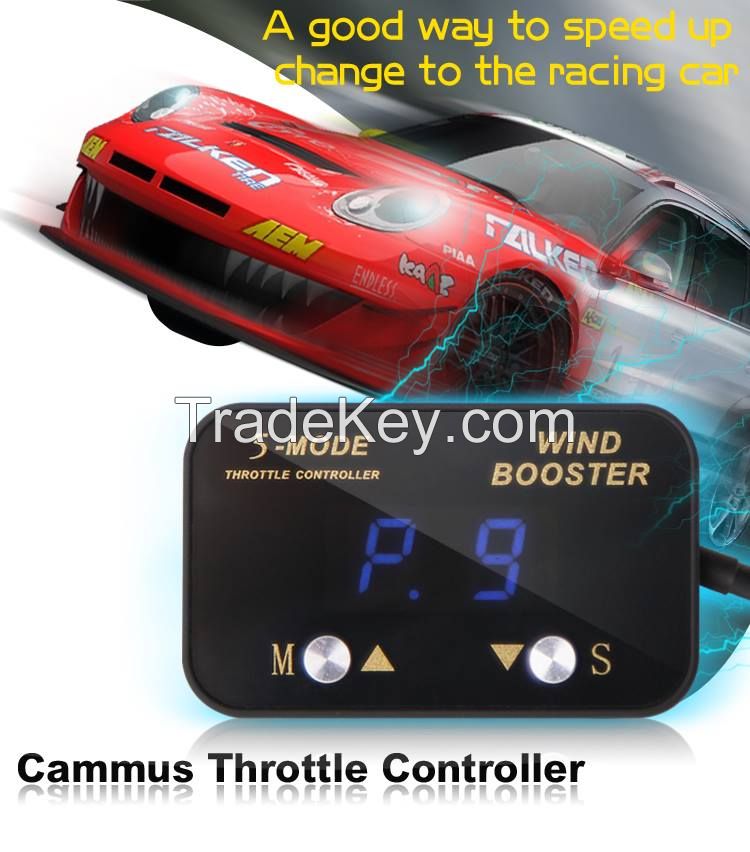 High performance vehicles' speed acceleration device 5-mode auto throttle accelerator for universal cars