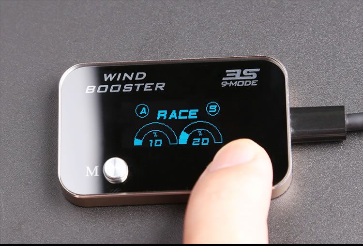 Wind Booster controller for electric vehicle 9-MODE 3S automobile throttle controller intelligent acceleration system