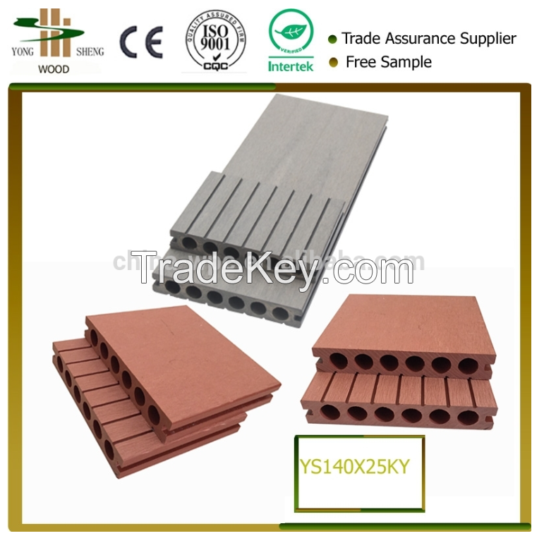 High quality outdoor WPC floor  anti-slip WPC decking 