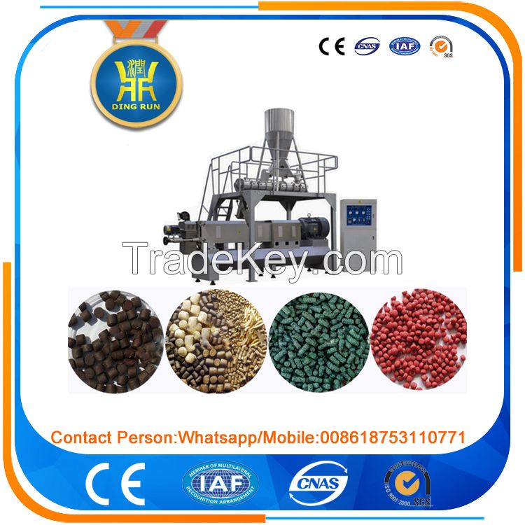 Double screw Floating fish feed extruder machine