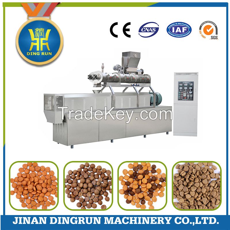 Factory price Double screw dog food extruder machine