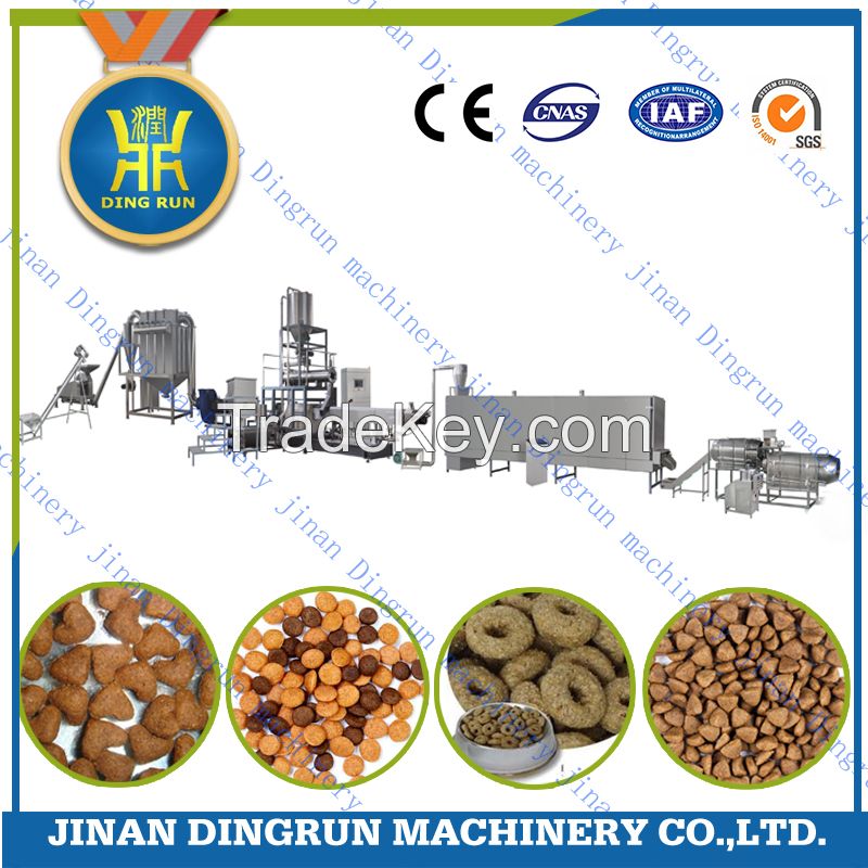 Factory price Double screw dog food extruder machine